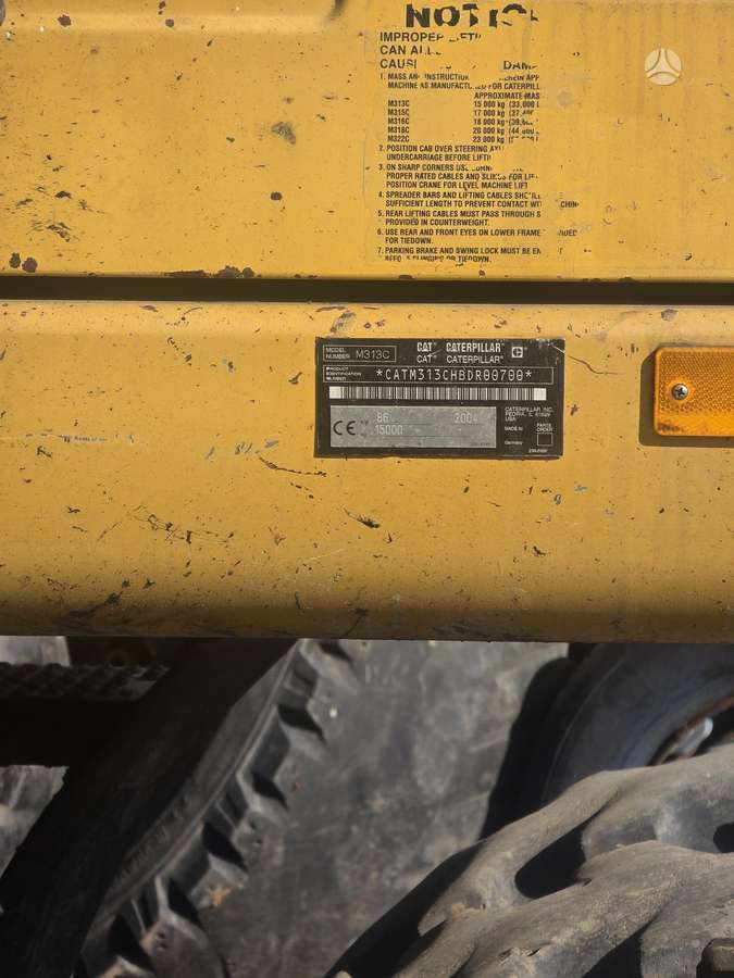 Caterpillar 313C, ekskavatori