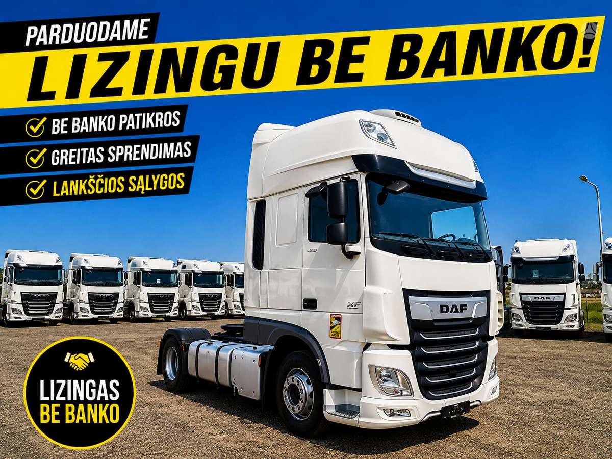 DAF XF480 Mega Retarder Super Spac, double sleeper
