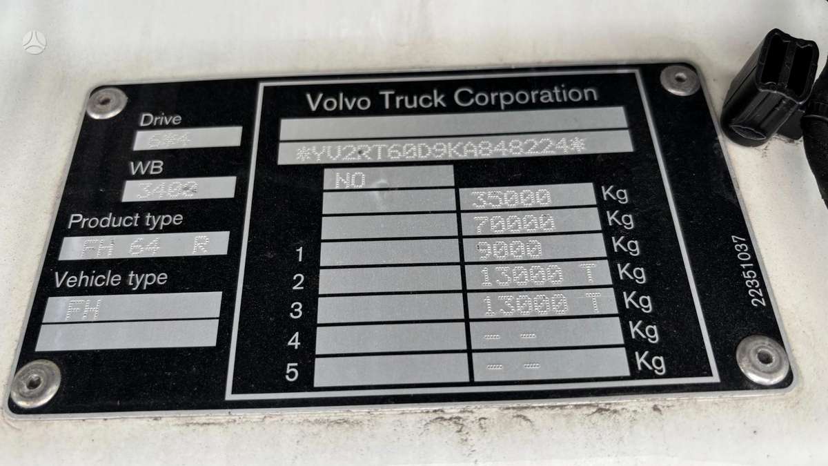 Volvo FH540, самосвалы