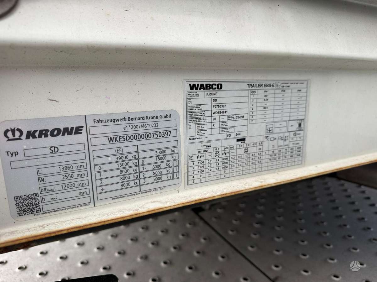 Krone, curtain / tarpaulin