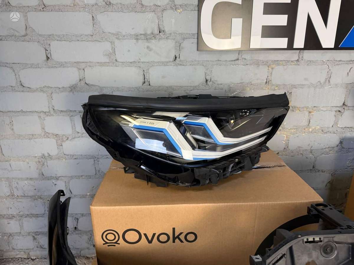 BMW X3 bumpers, lights