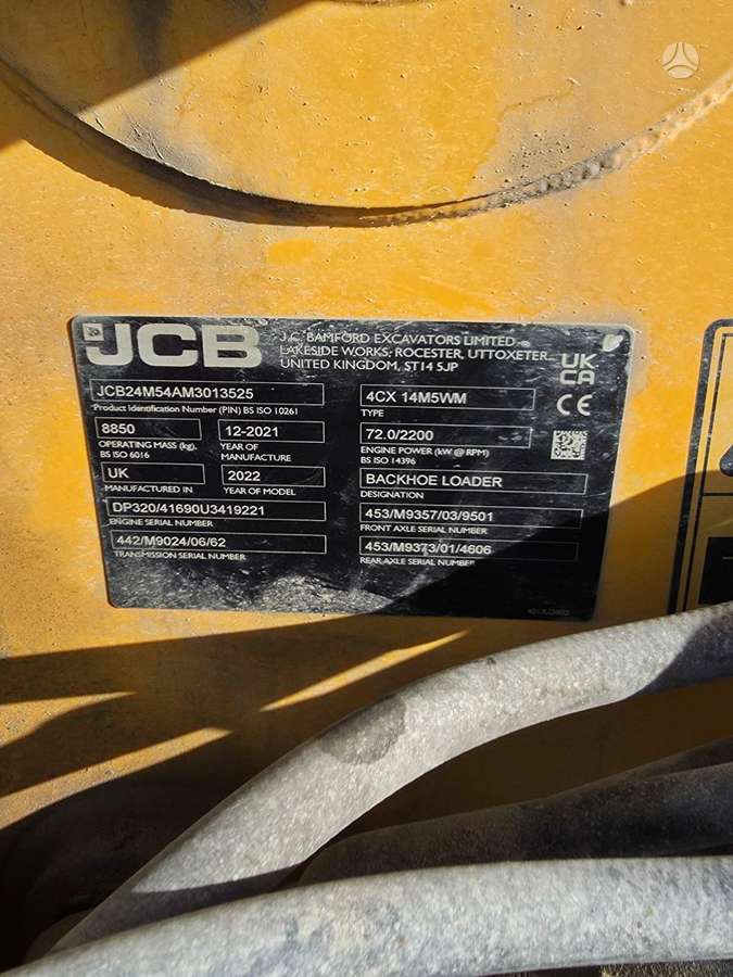 JCB 4CX Plius, excavator loader
