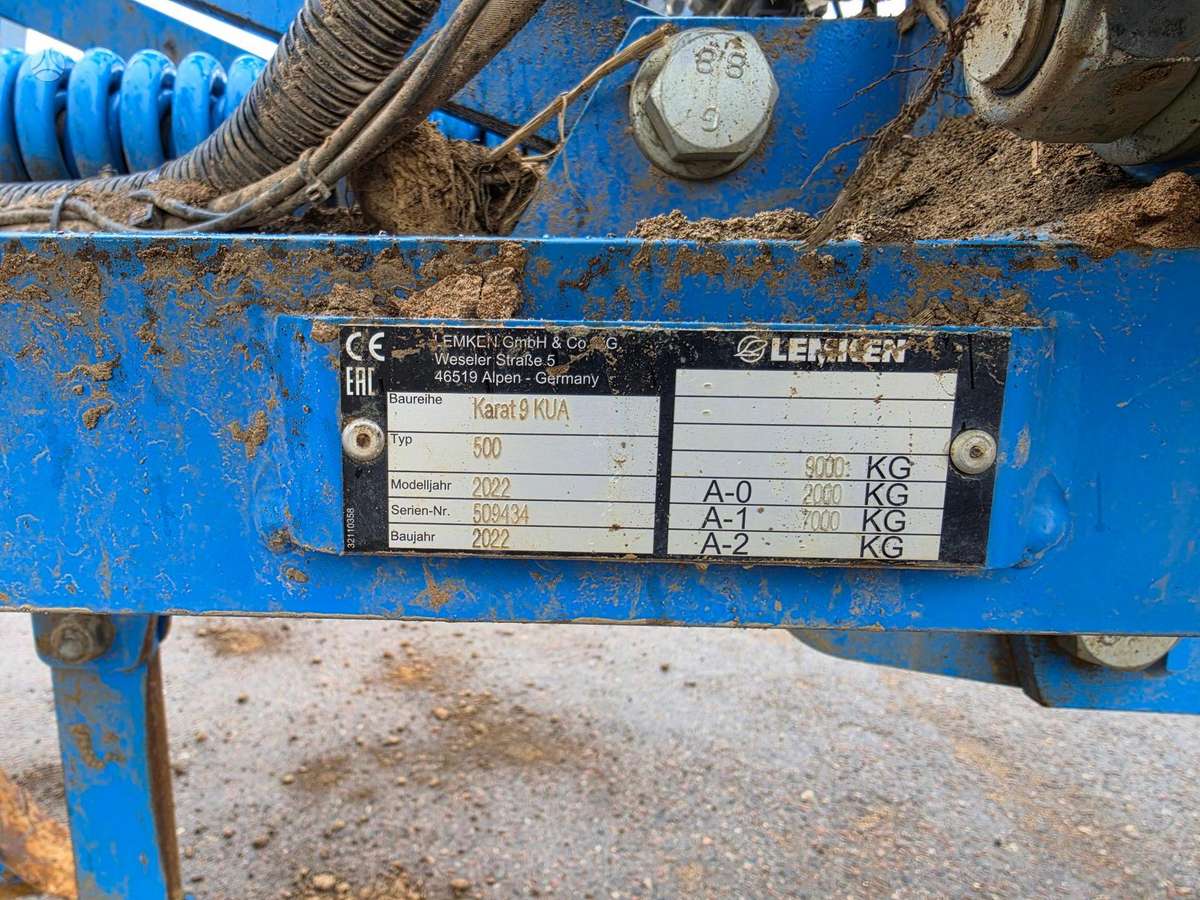 Lemken Karat 9/500 KUA, other