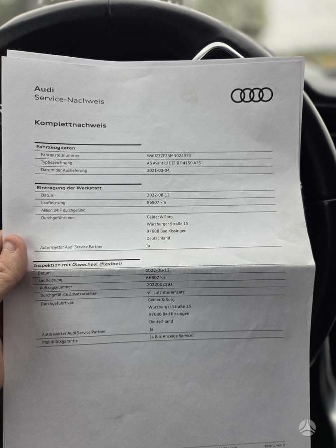 Audi A6, 2.0 l., Универсал
