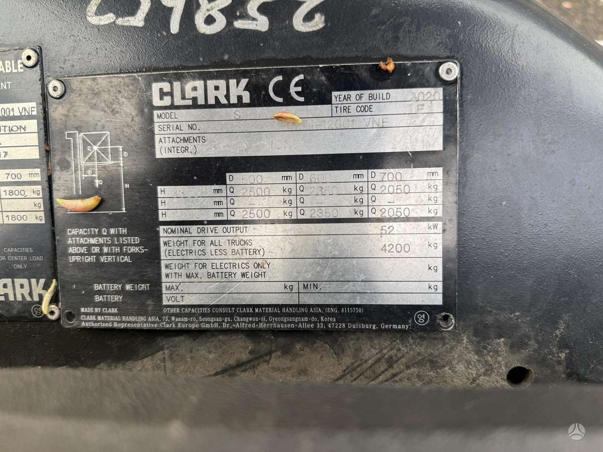 Clark C25, forklifts