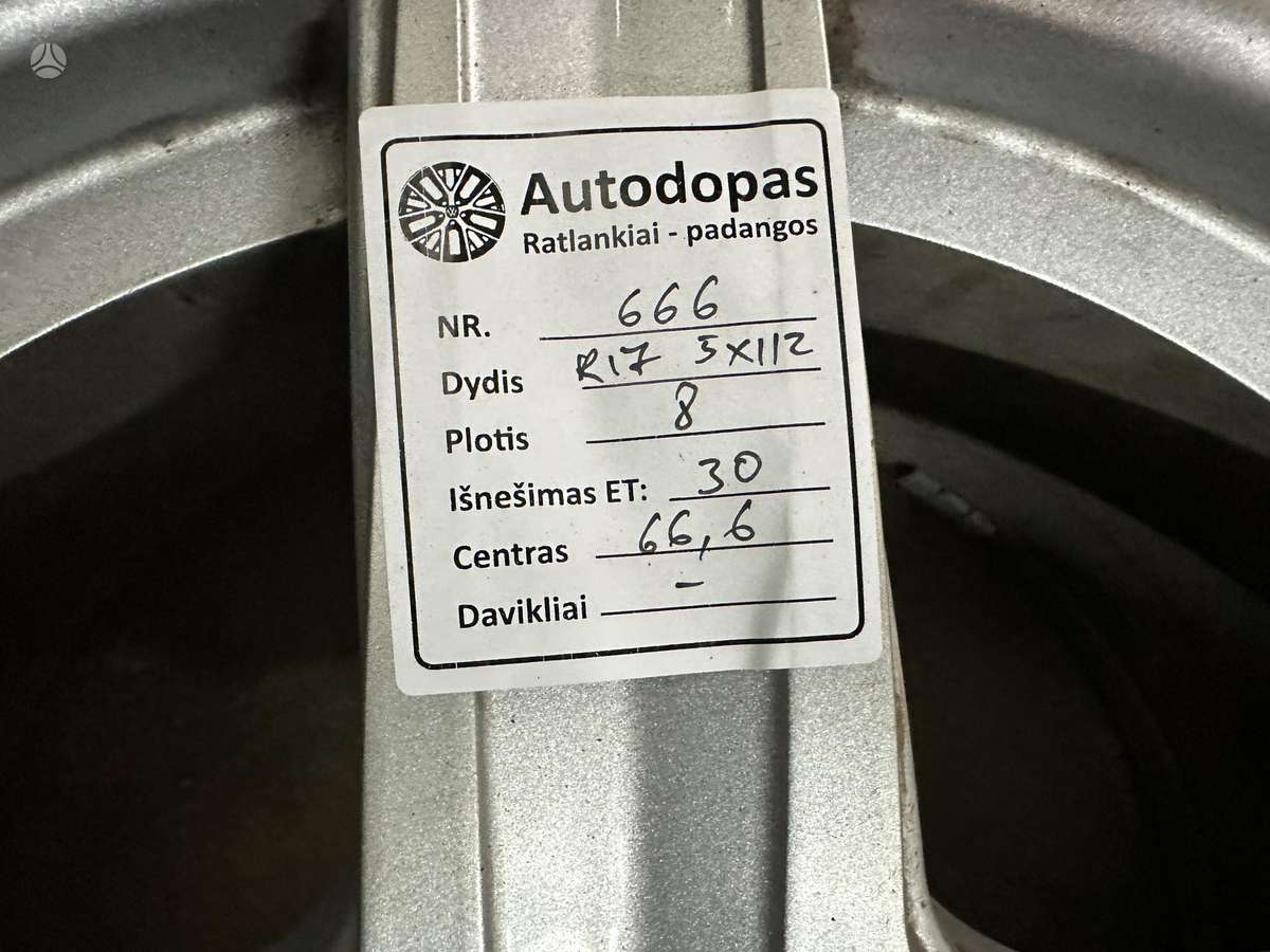 Mercedes-Benz, light alloy, R17