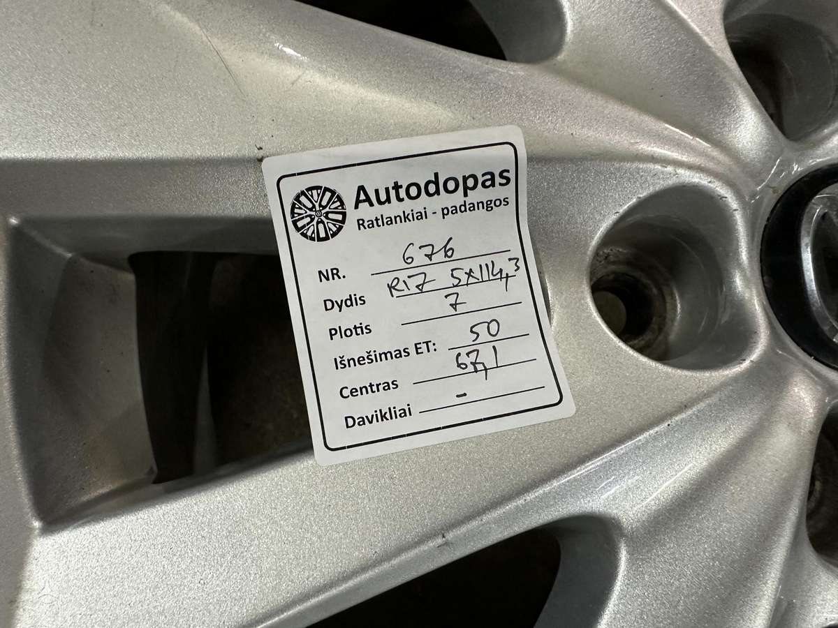 Mazda, vieglmetāla, R17