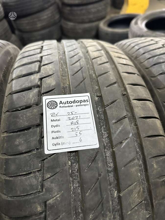 Continental, летние 215/55 R18