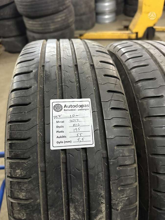 Continental, summer 195/55 R16