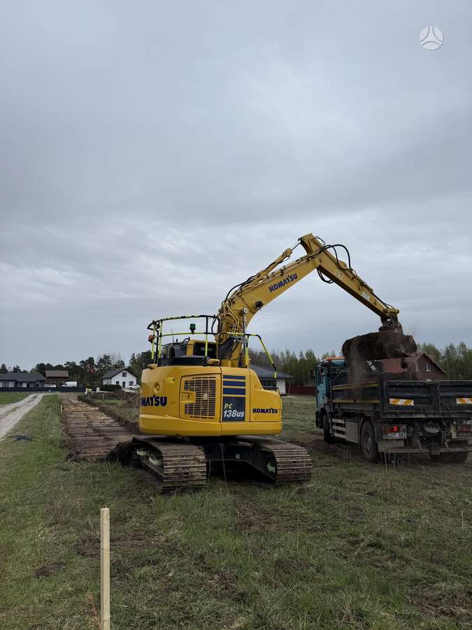 Komatsu PC 138 US, ekskavatoriai