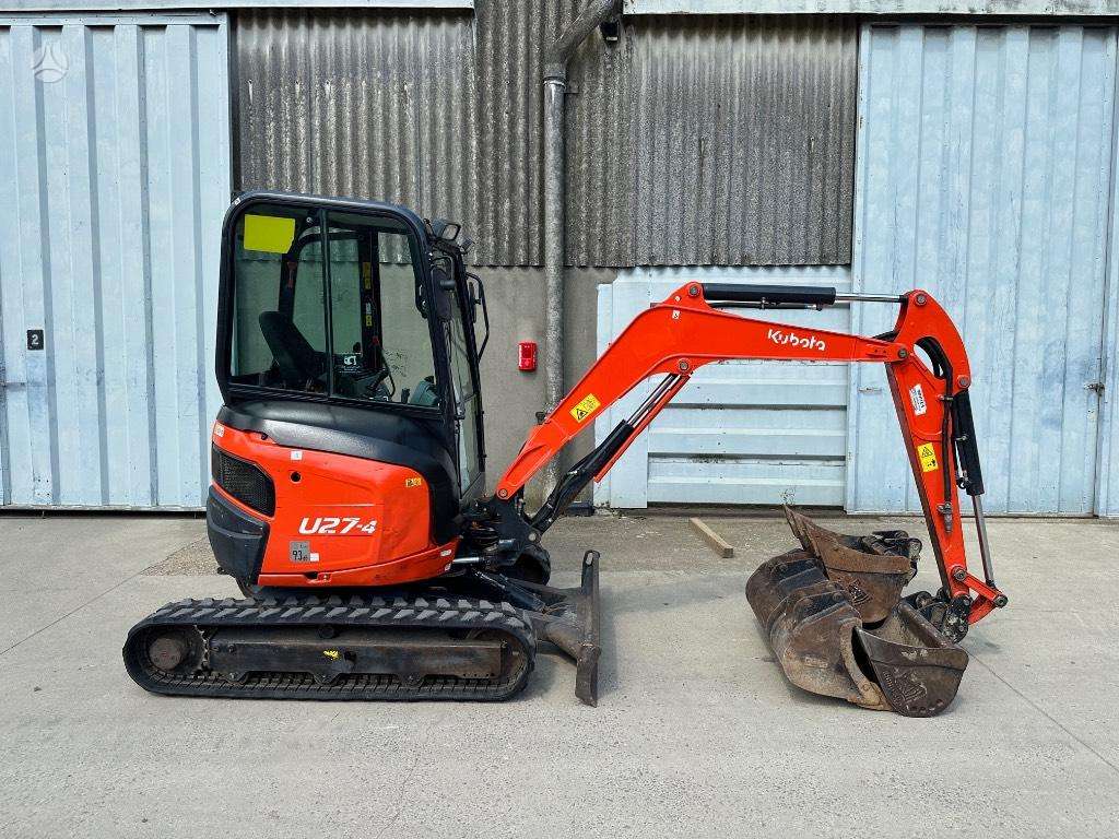 Kubota U 27, мини-экскаваторы