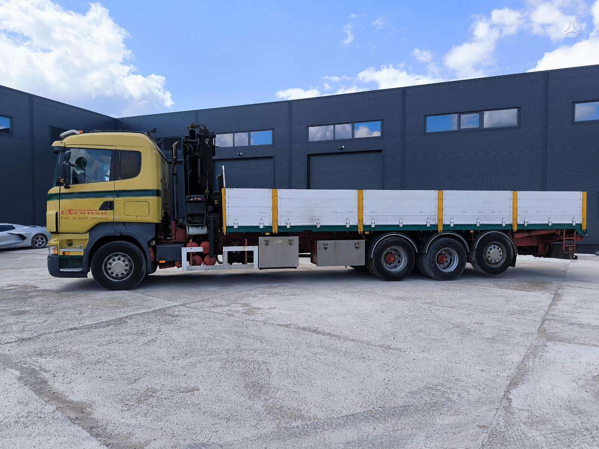 Scania R380, с краном