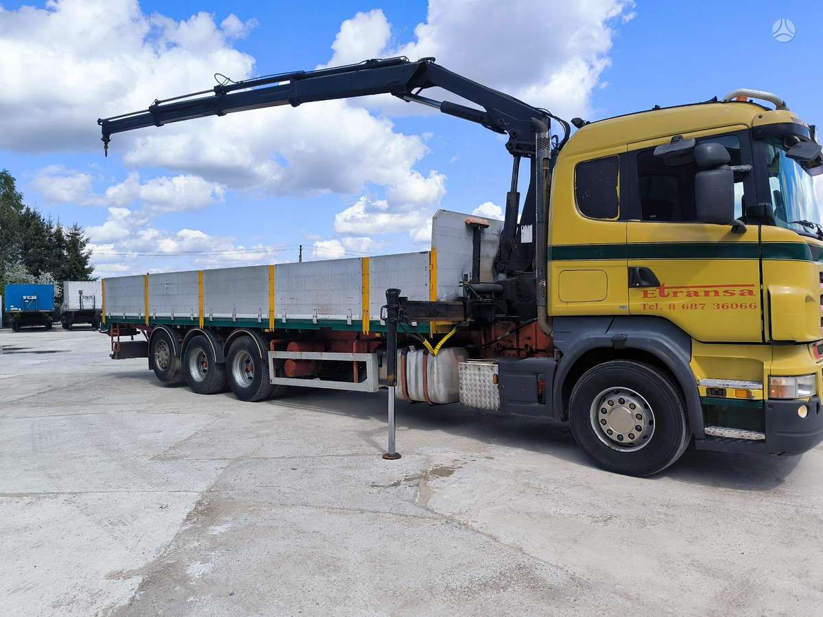 Scania R380, с краном