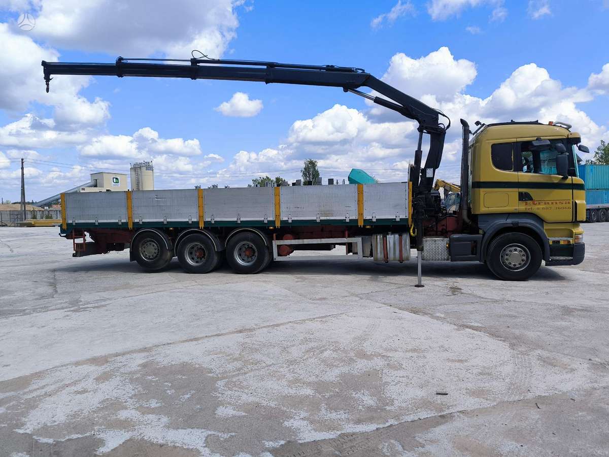 Scania R380, с краном