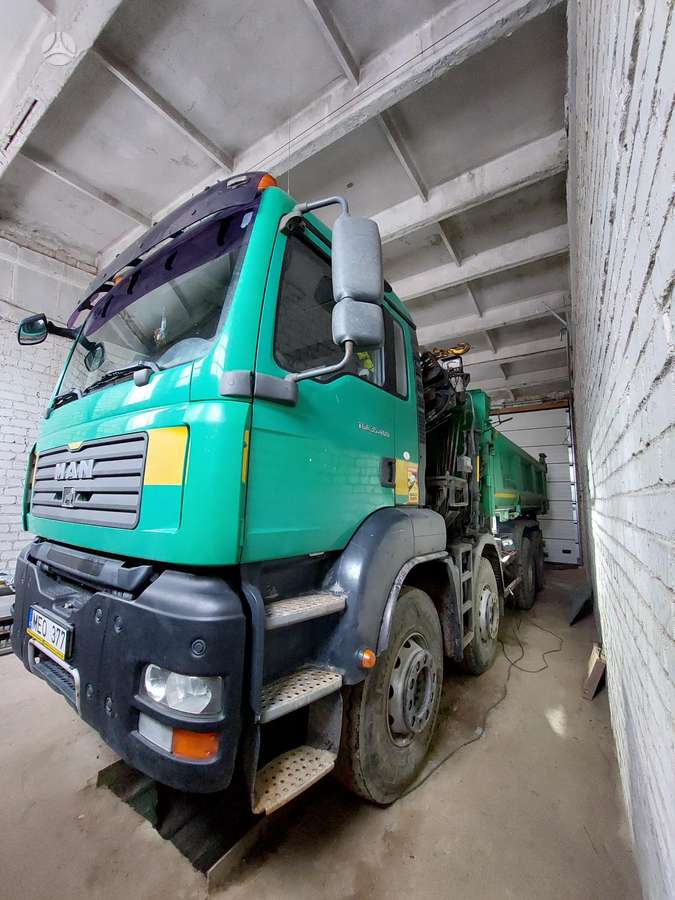 MAN TGA 35.400, dumpers with crane