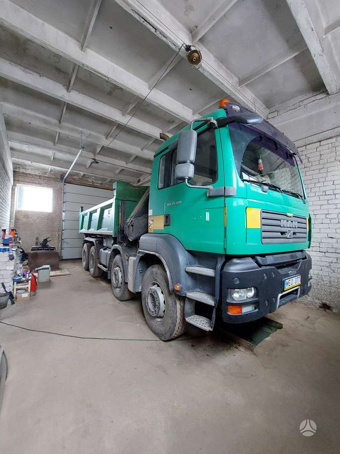 MAN TGA 35.400, dumpers with crane