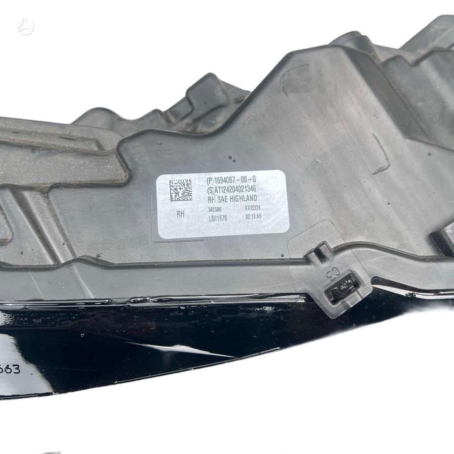 Tesla Model 3, 1694087-00-G, lights