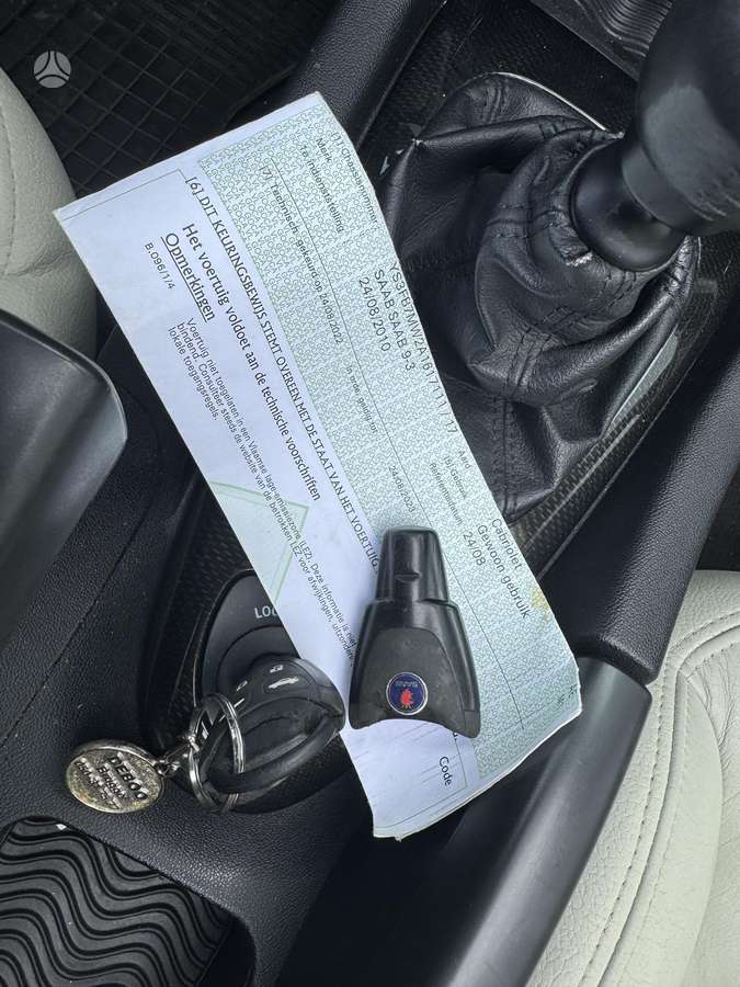 Saab 9-3, 2.0 l., kabrioletas