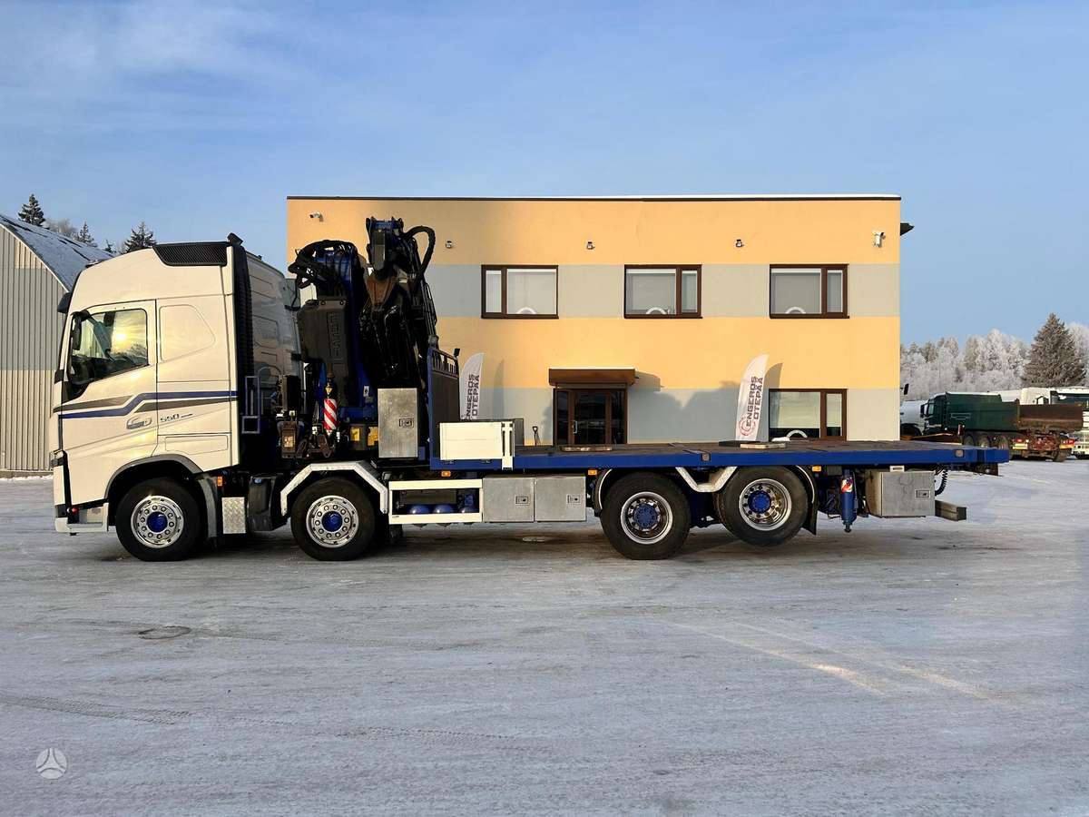 Volvo FH550, с краном