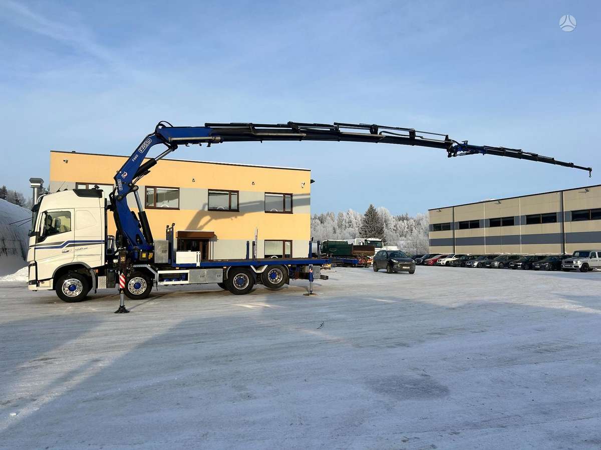 Volvo FH550, с краном