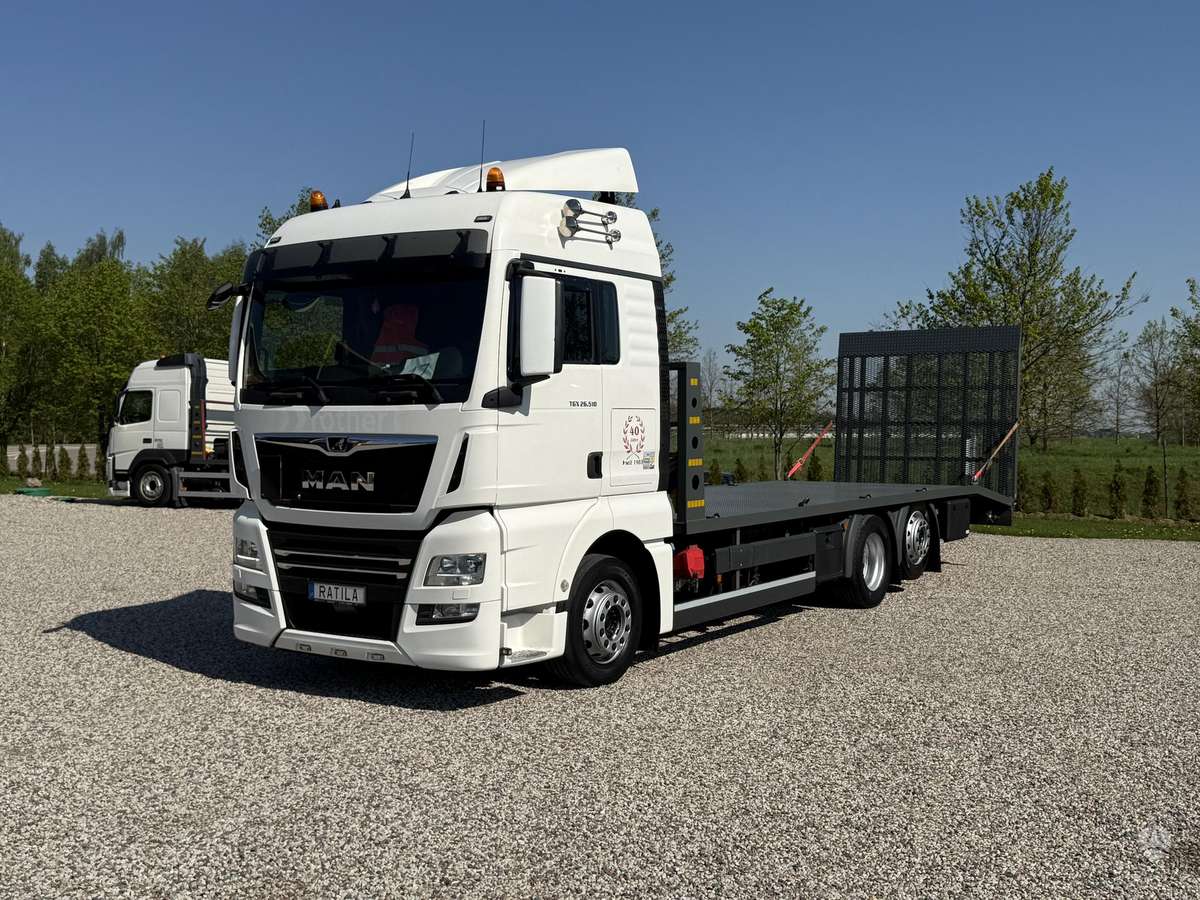 MAN TGX 26.510  steering axle, автовозы
