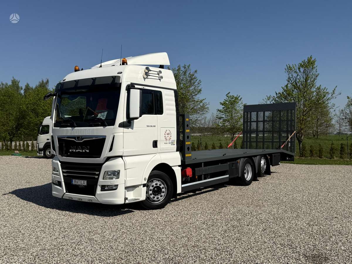 MAN TGX 26.510  steering axle, auto transporters