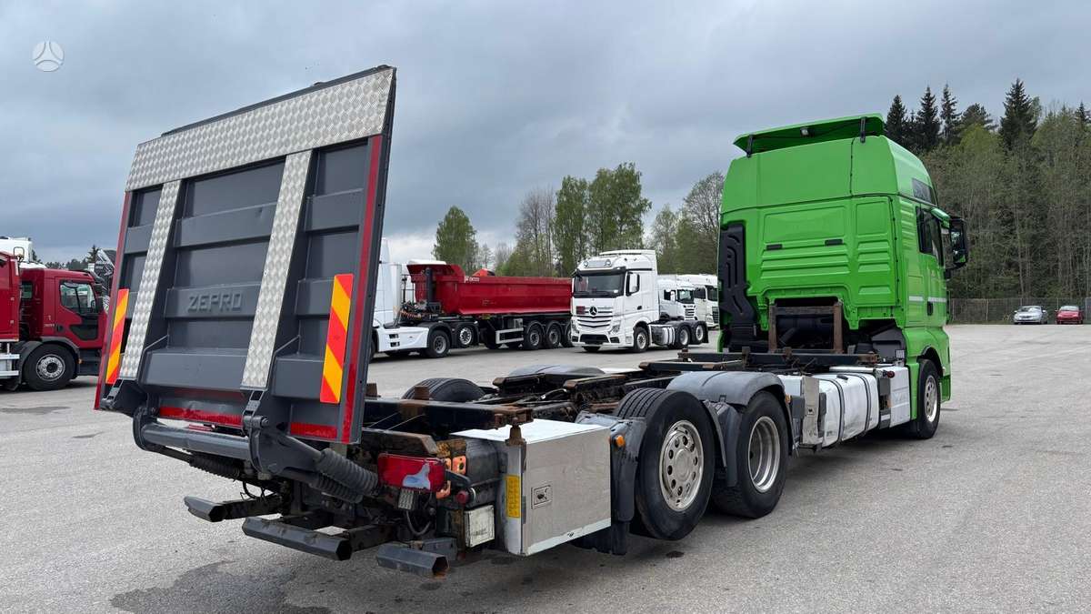 MAN TGX 26.480, konteinerių gabenimo