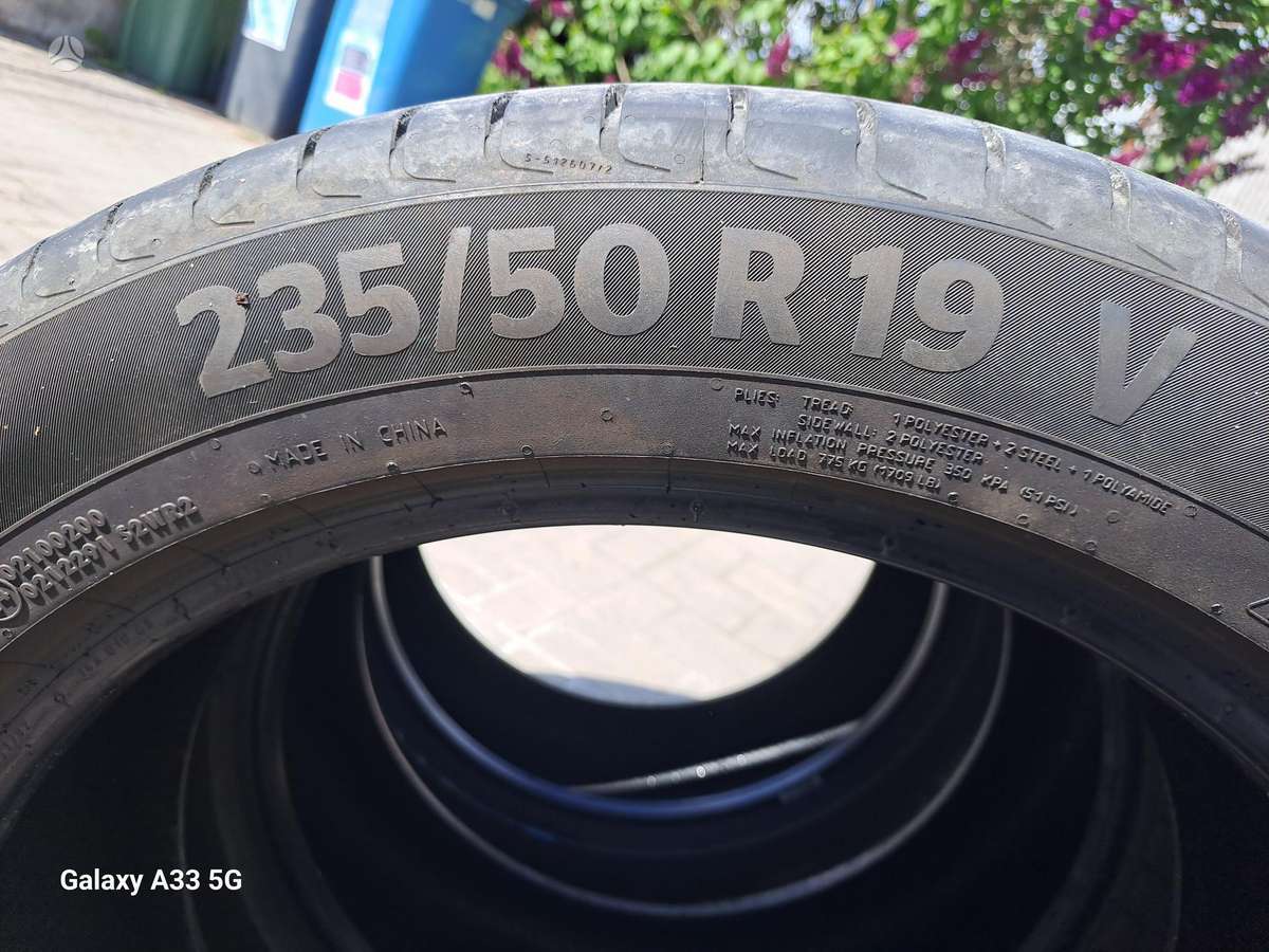 Continental, летние 235/50 R19
