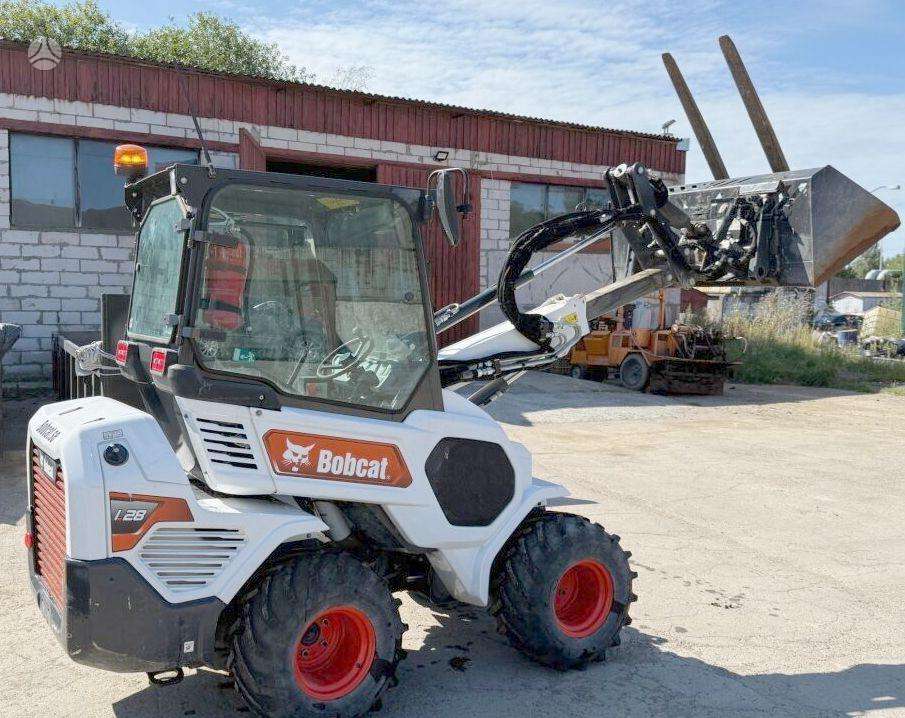 Bobcat L28 4x4 bucket+ forks, frontal loader