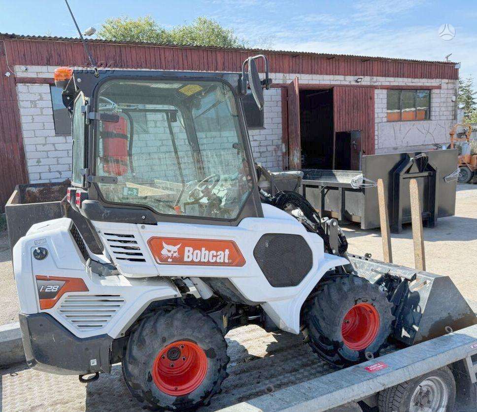 Bobcat L28 4x4 bucket+ forks, frontal loader