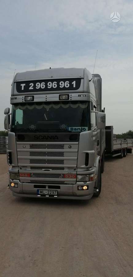Scania R114, с краном