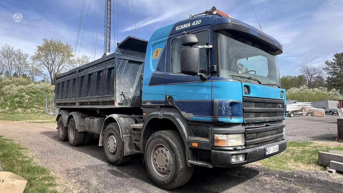 Scania 124c, самосвалы