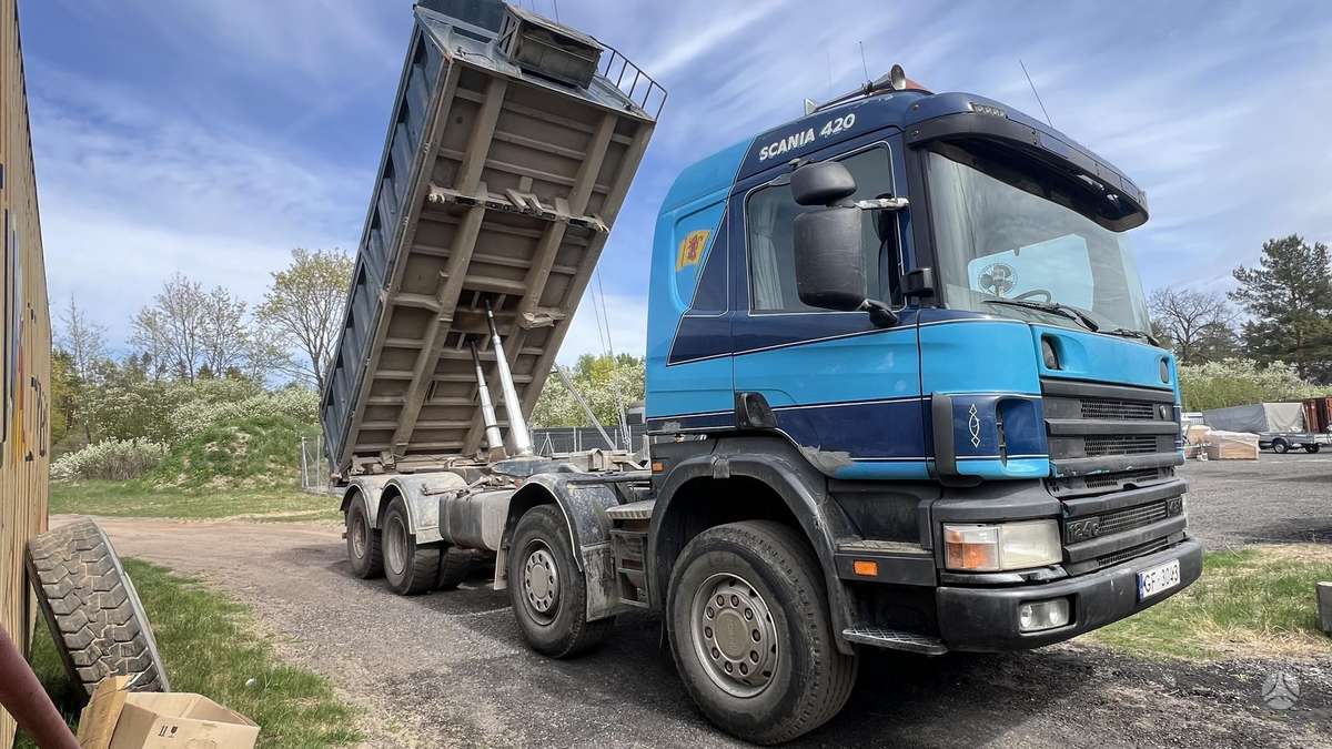 Scania 124c, dumpers / tippers