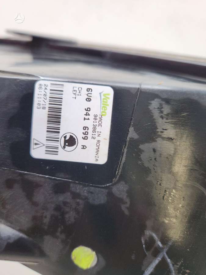 Skoda Fabia, 6V0 941 699 A, lights