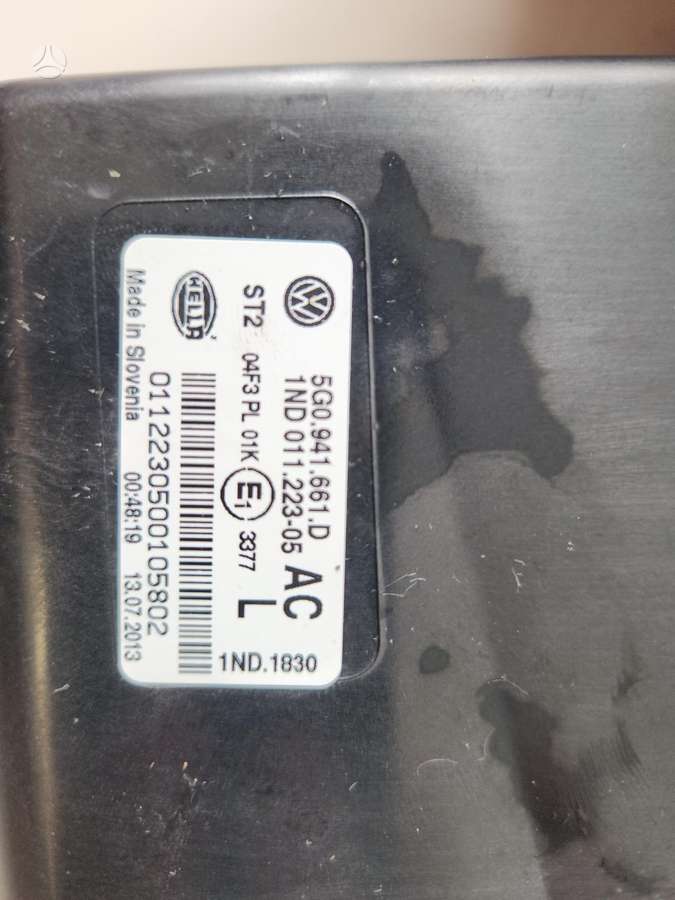 Volkswagen Golf, 5G0.941.661.D, lights