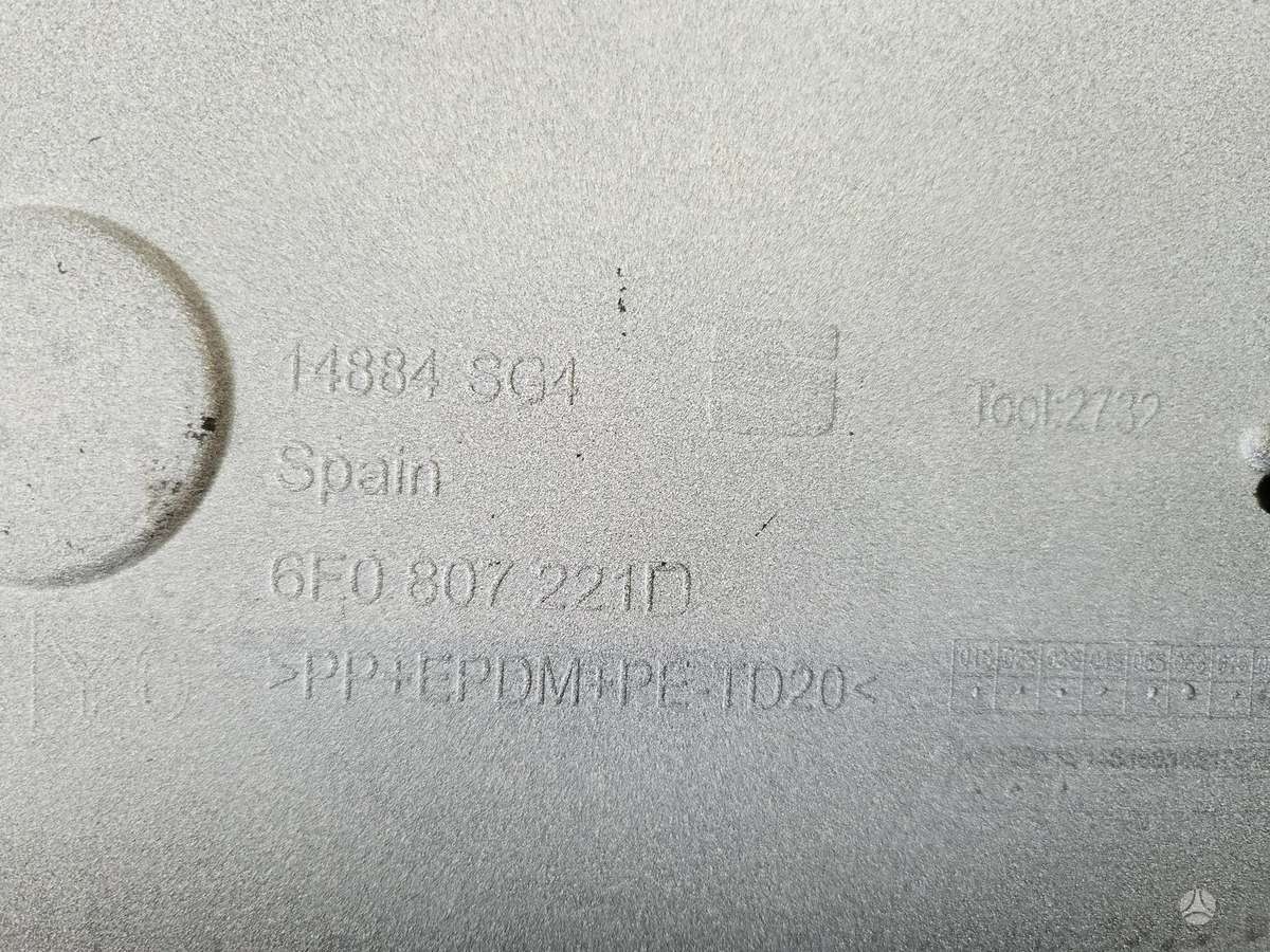 Seat Ibiza, 6F0807221D, bamperi
