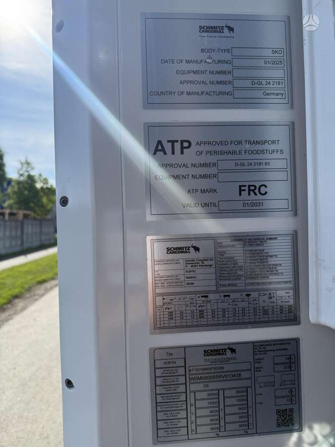 Schmitz SCB*S3, рефрижераторы