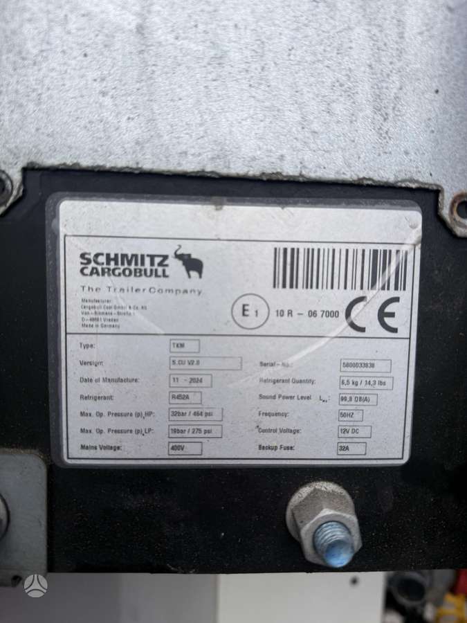Schmitz SCB*S3, refrižerātori
