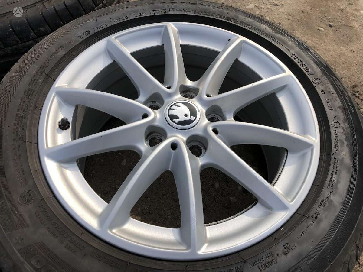 Skoda 7J, ET52, легкосплавные , R16