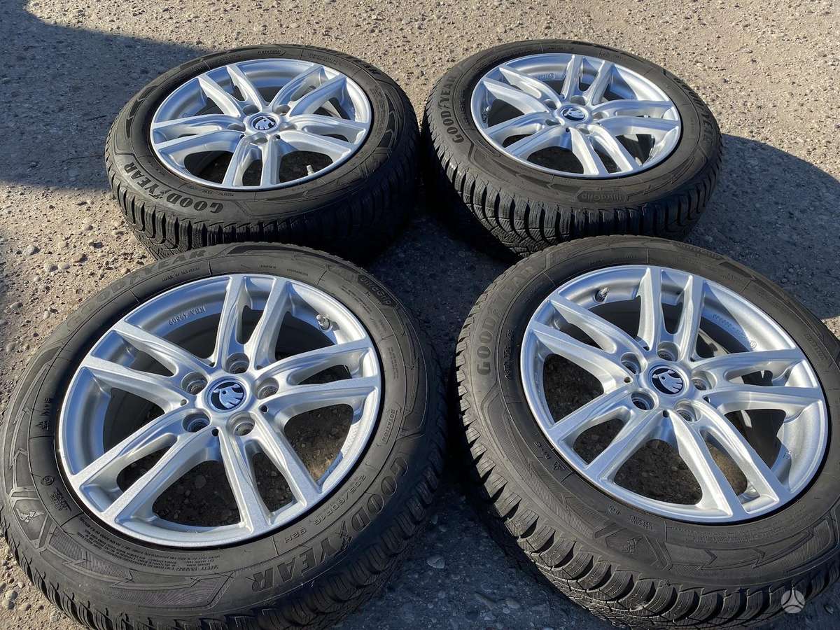 Skoda 7J, ET52, light alloy, R16