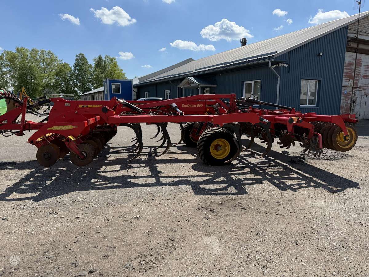 Vaderstad TopDown 500, scrapers, scrubbers