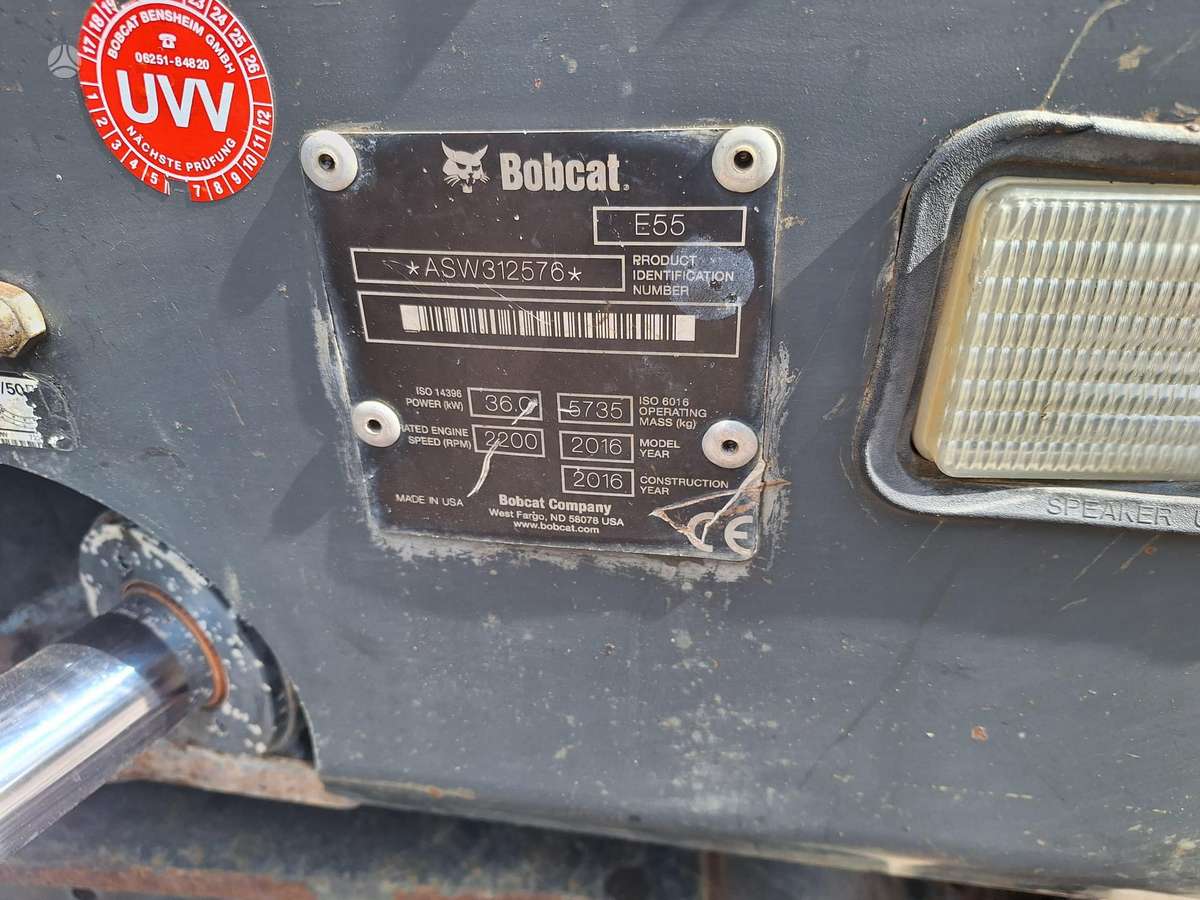 Bobcat E55, экскаваторы