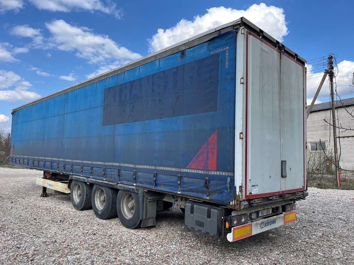 Krone, curtainsider with dropside