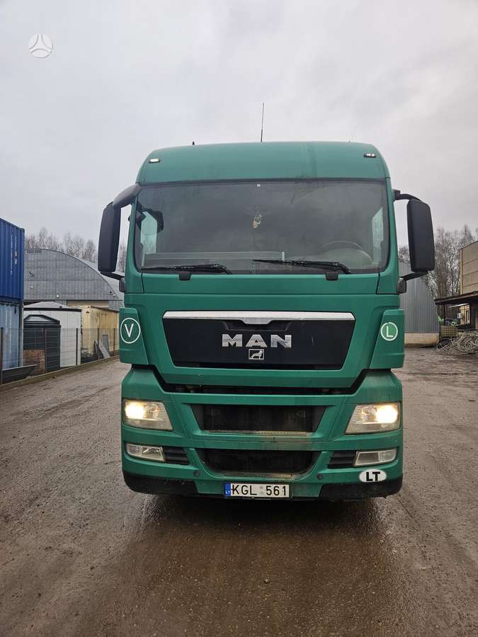 MAN TGX, самосвалы с прицепoм