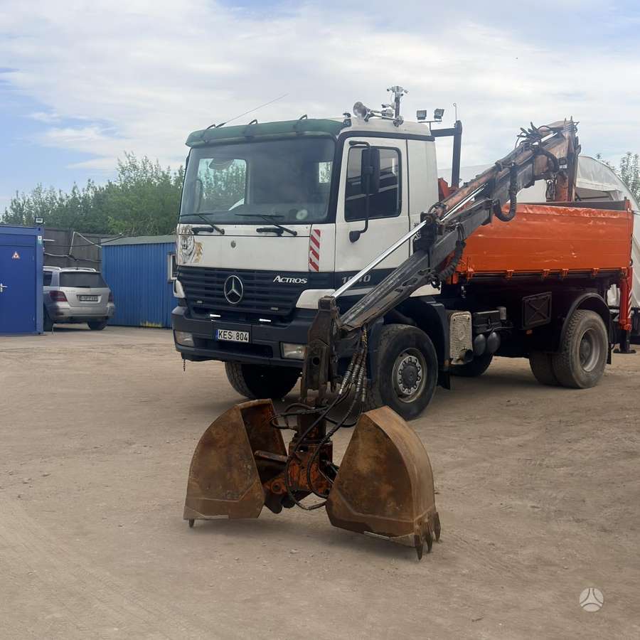 Mercedes-Benz 1840, dumpers with crane