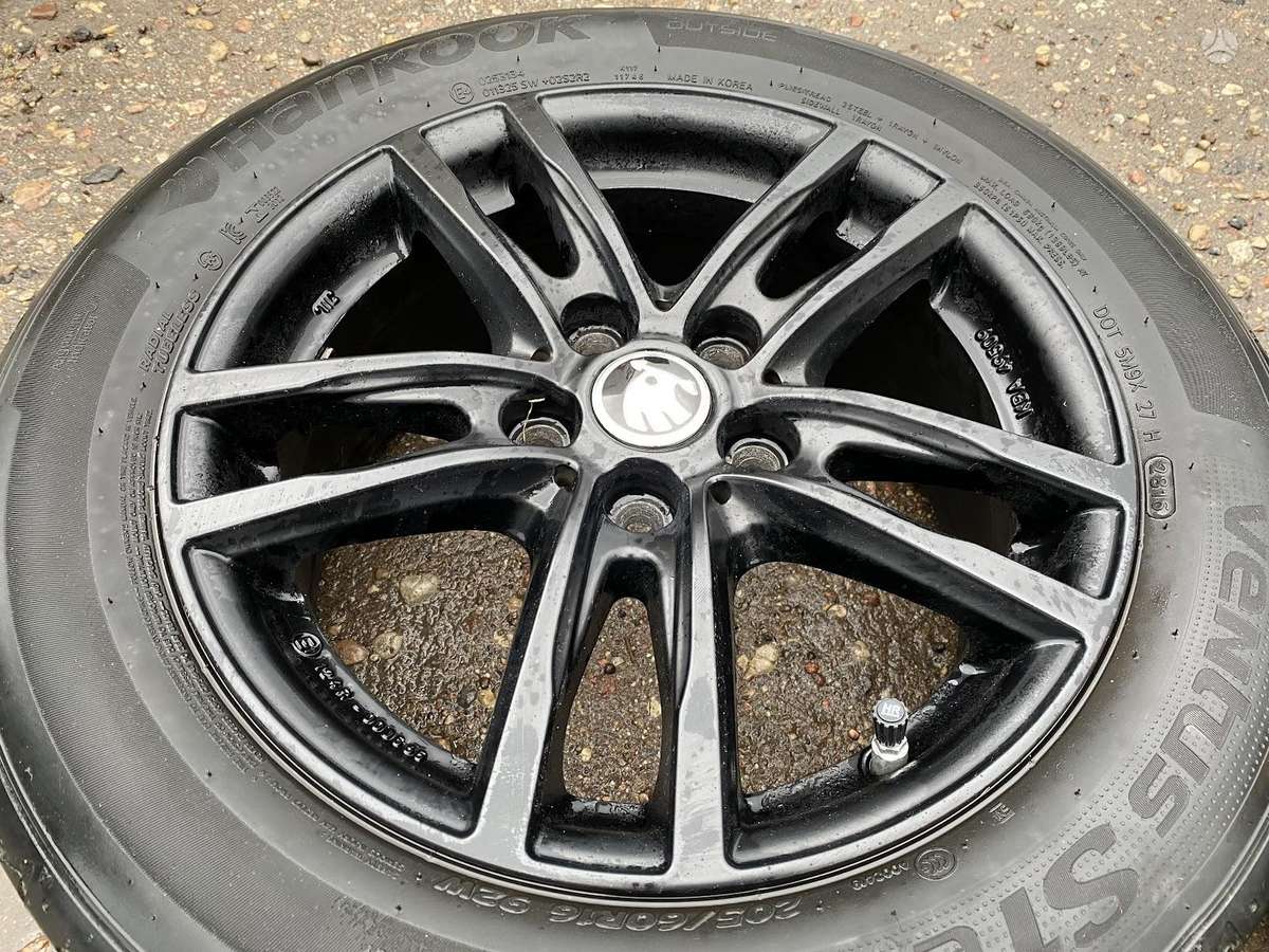 Skoda 7J, ET52, light alloy, R16
