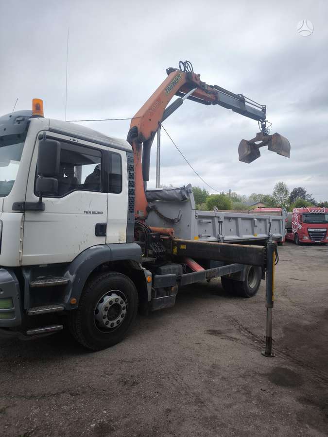 MAN TGA 18-310, dumpers with crane