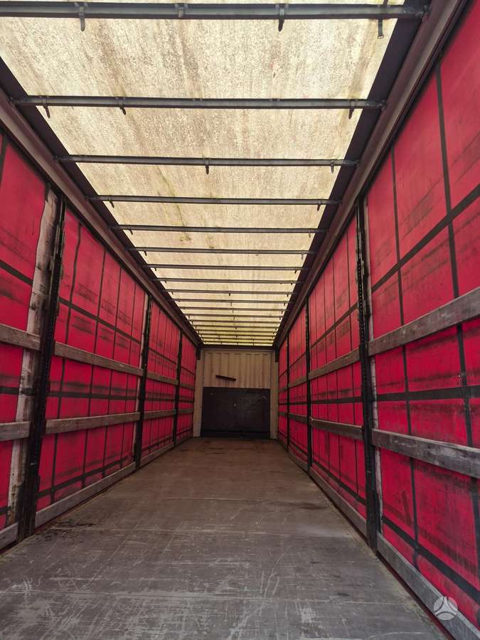 Krone SD pakeliama ašis, užuolaidinės / tentinės