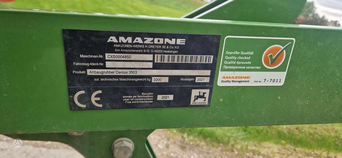Amazone Cenius 3503 super, скребки, скрубберы