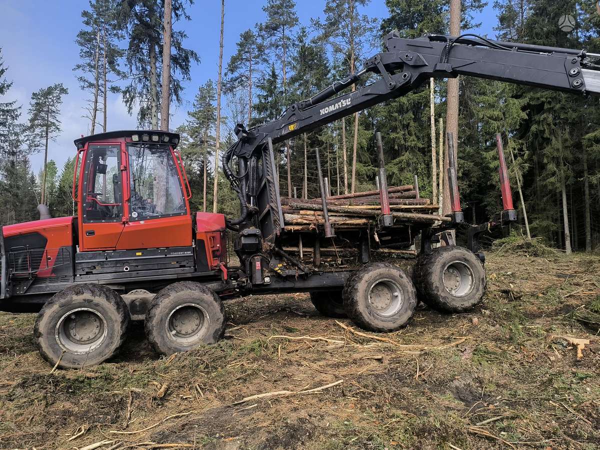 Komatsu 855, форвардеры